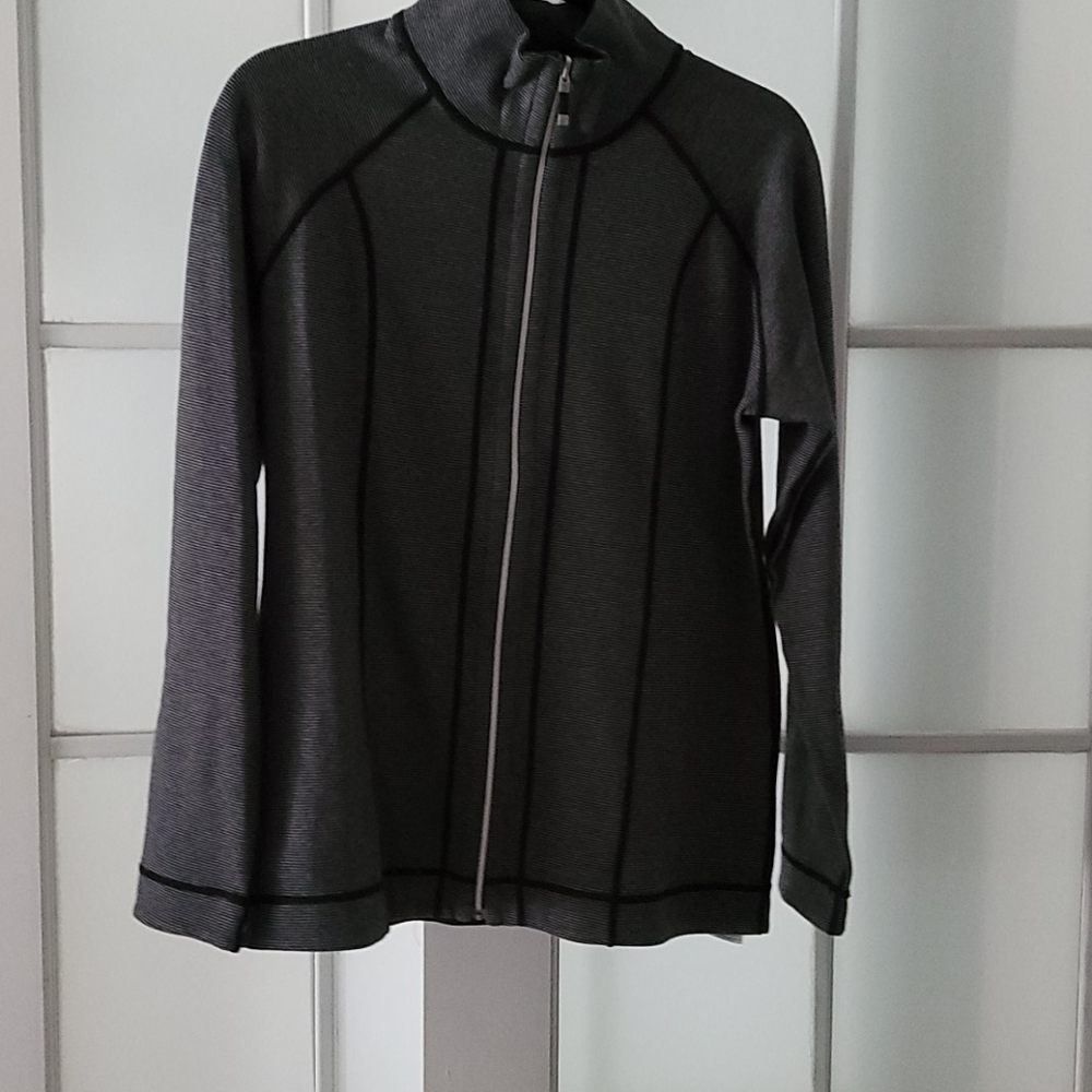 Zipper long sleeve shirt